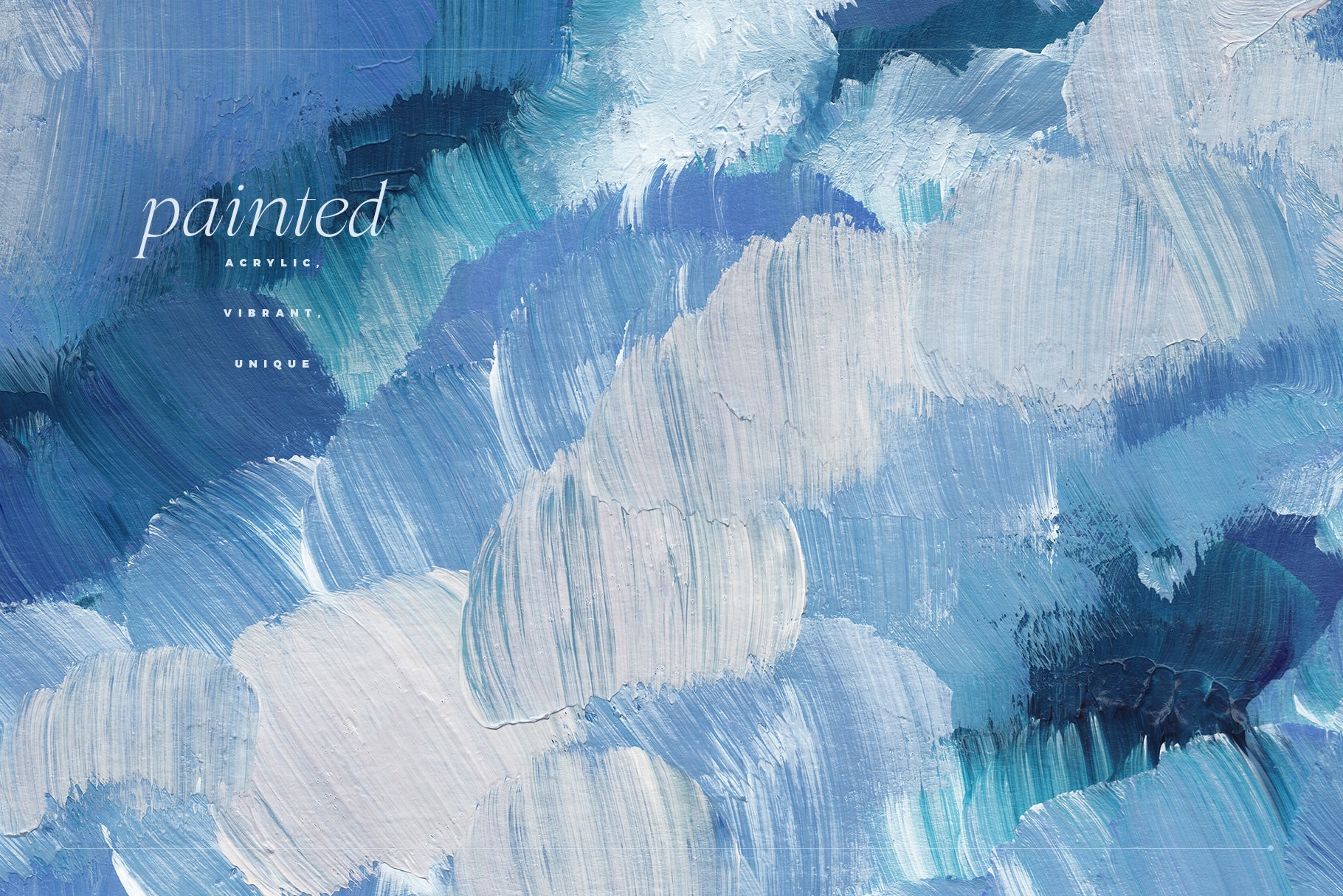 blue and white painterly textures
