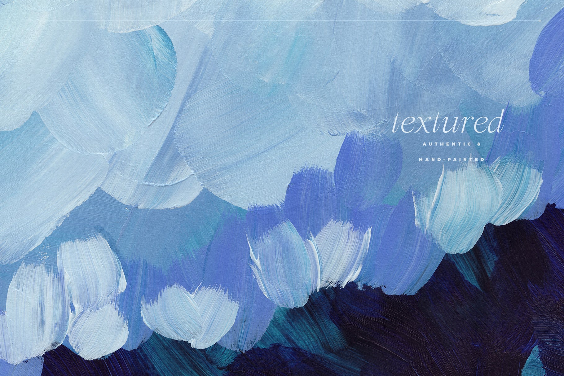 blue abstract paint texture