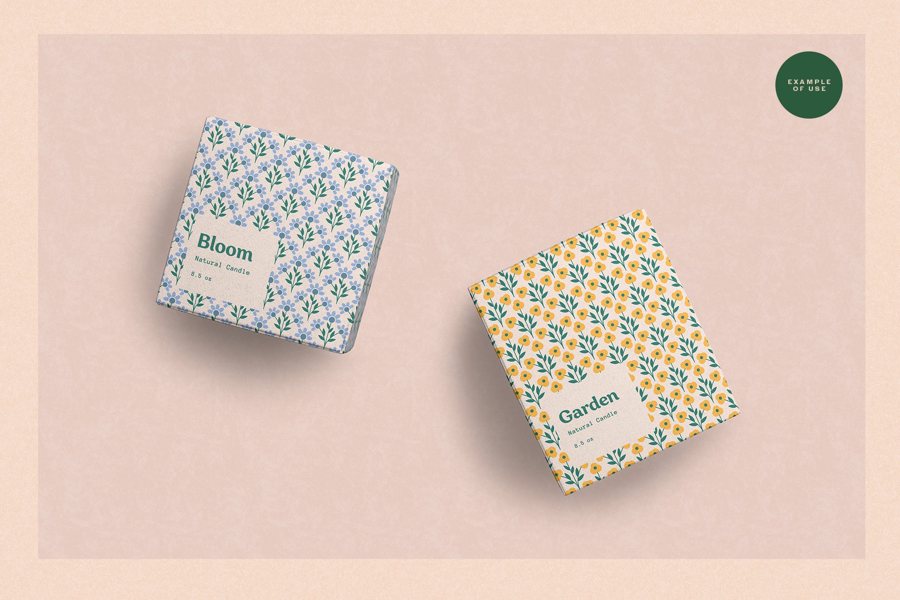 Cottagecore packaging design inspiration for candle company