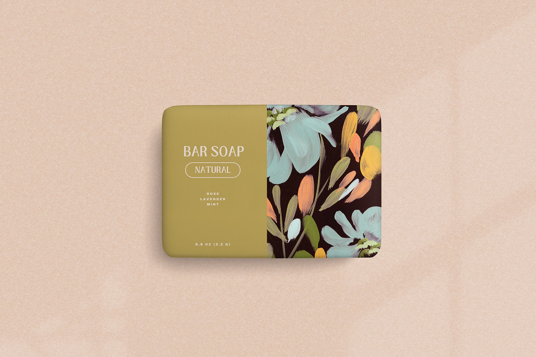 feminine bar soap packaging design