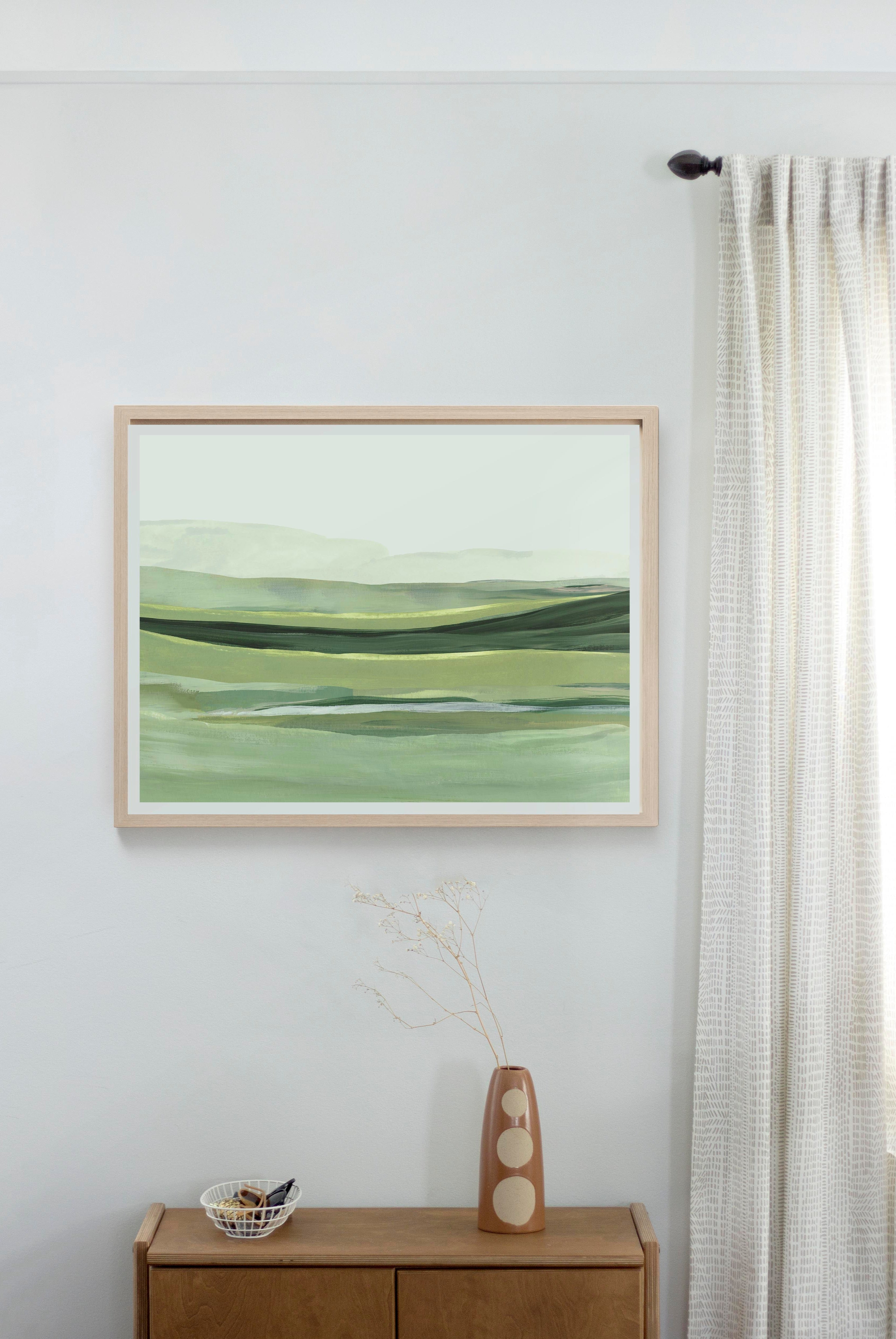 Countryside Landscape Art Print