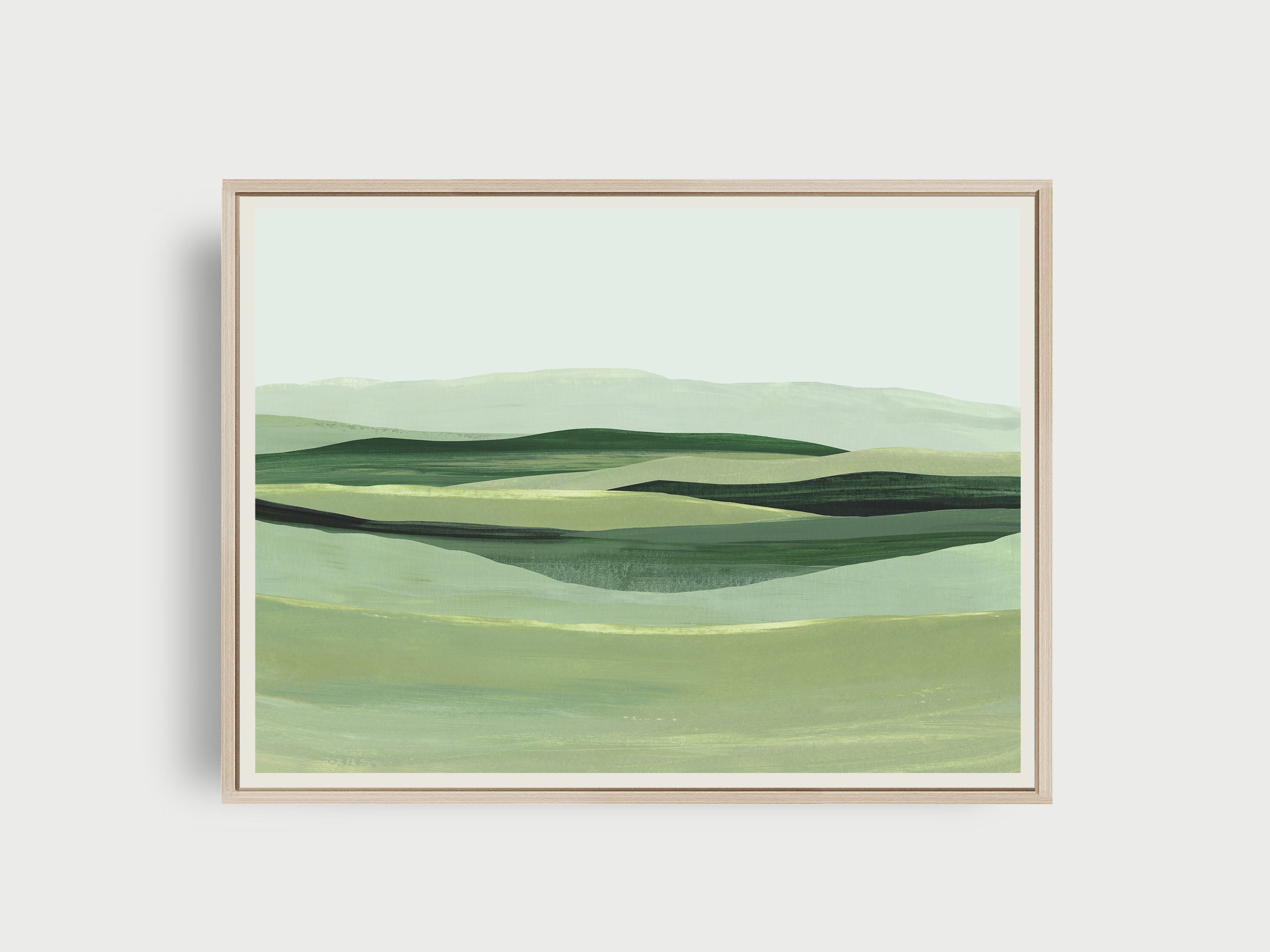 modern landscape fine art print by Michigan artist
