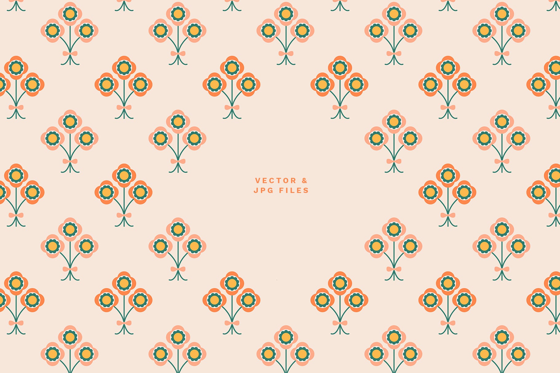 Bright Floral Patterns, Shapes and Frames
