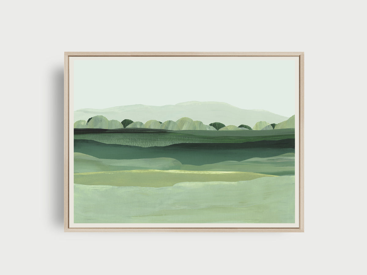 Large Modern Abstract Landscape Art Print – Little Valley Studio