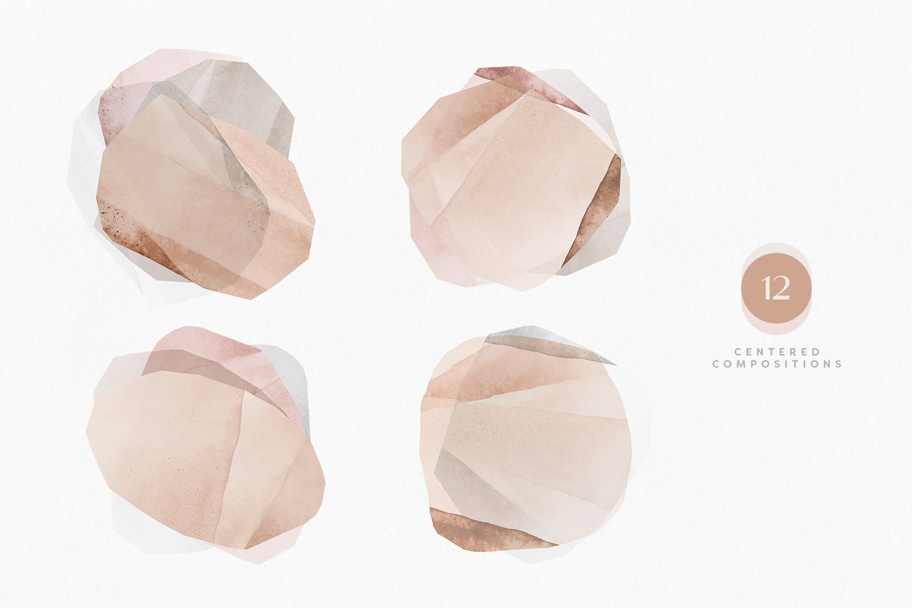 neutral shapes clusters png graphics