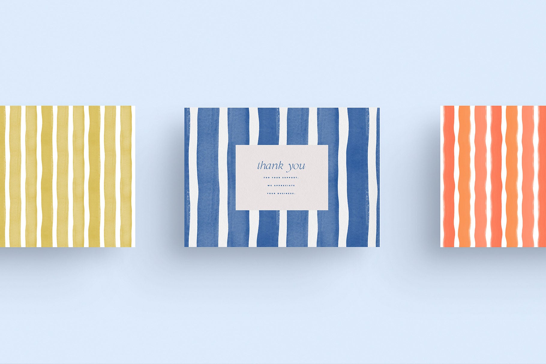 hand painted striped patterns