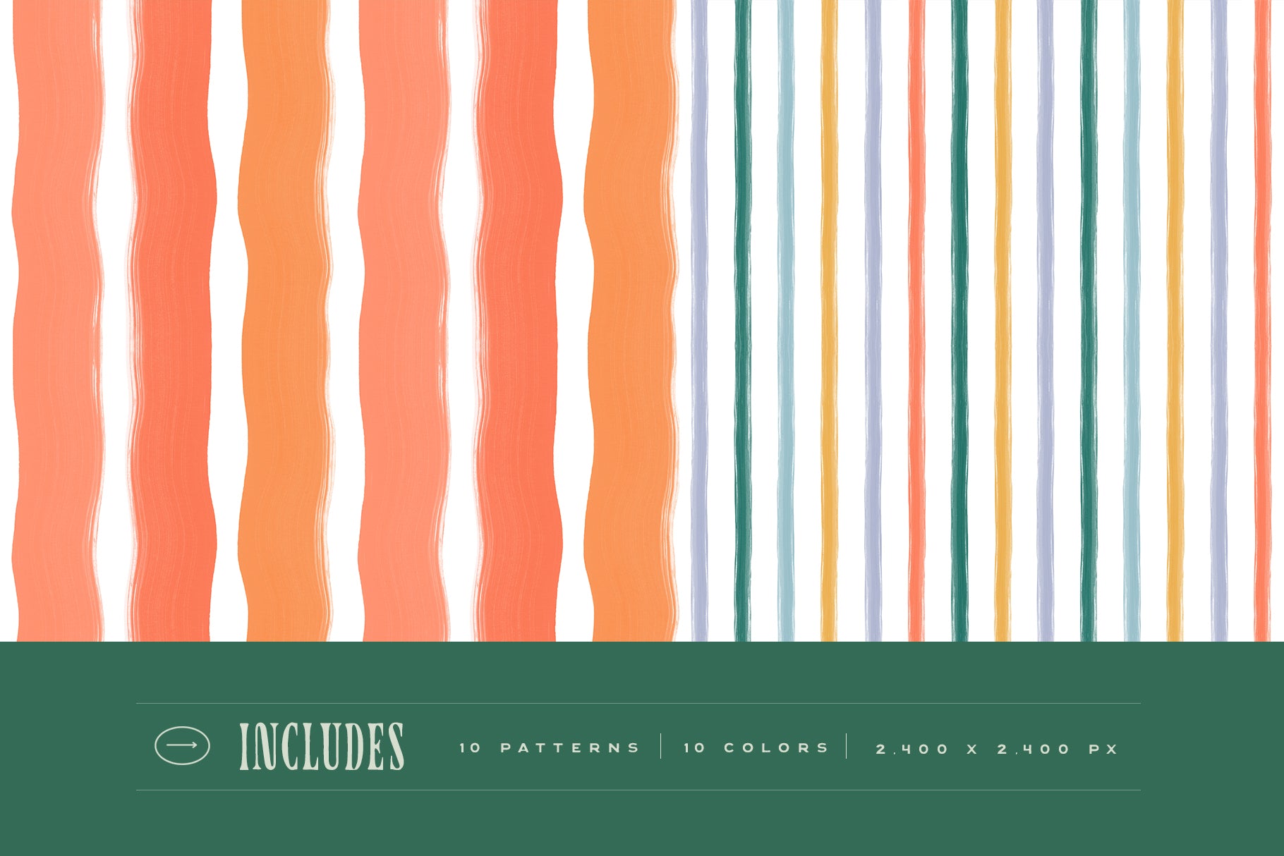 fun and playful striped pattern