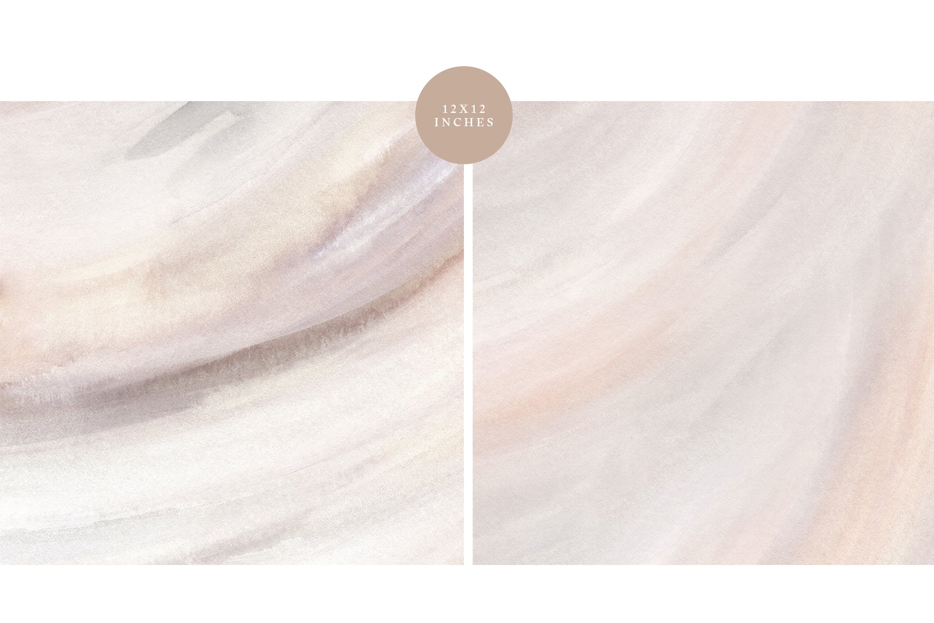 two neutral watercolor textures