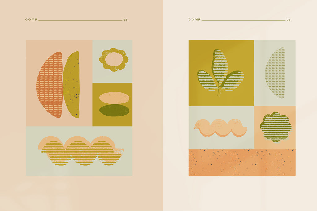 Textured Shapes, Posters & Patterns – Little Valley Studio