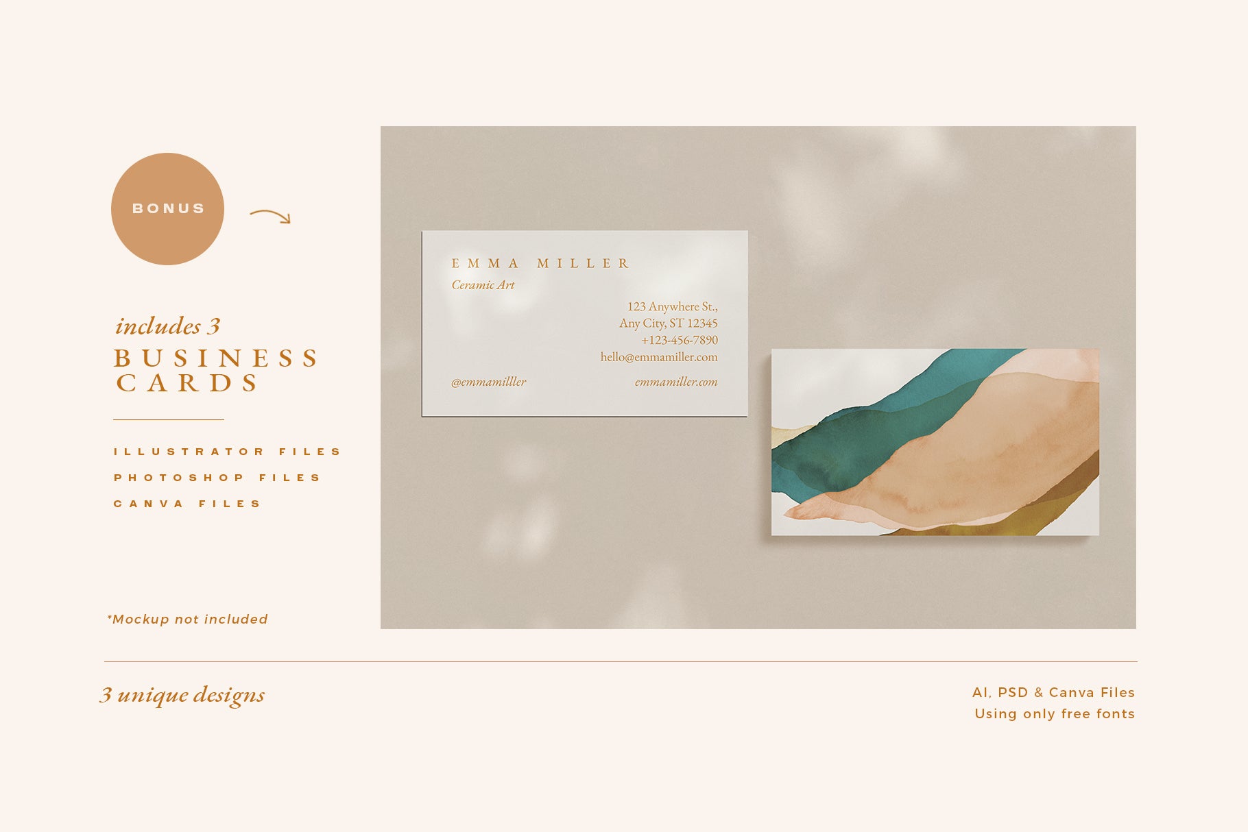 business card design