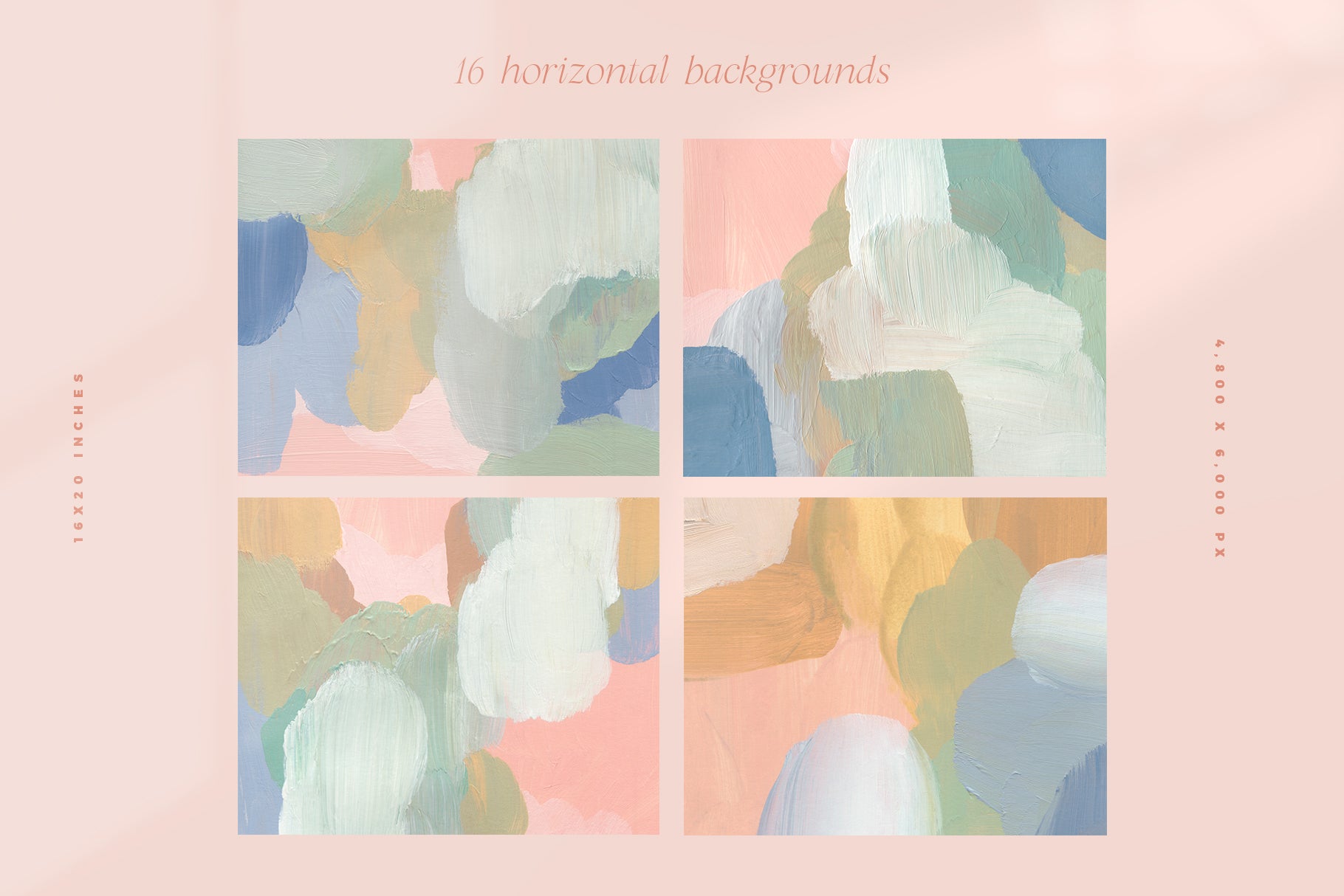 pink and blue abstract painted acrylic background