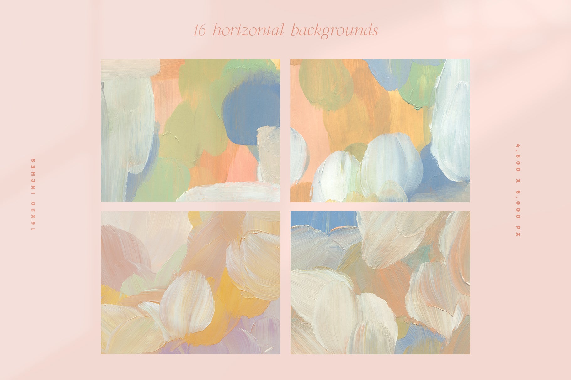 pastel abstract painted acrylic backgrounds