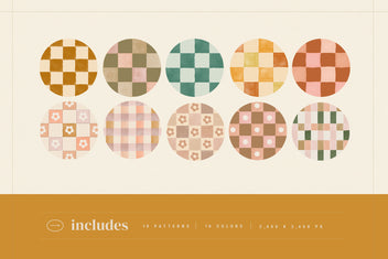 Checkered Painted Seamless Patterns – Little Valley Studio