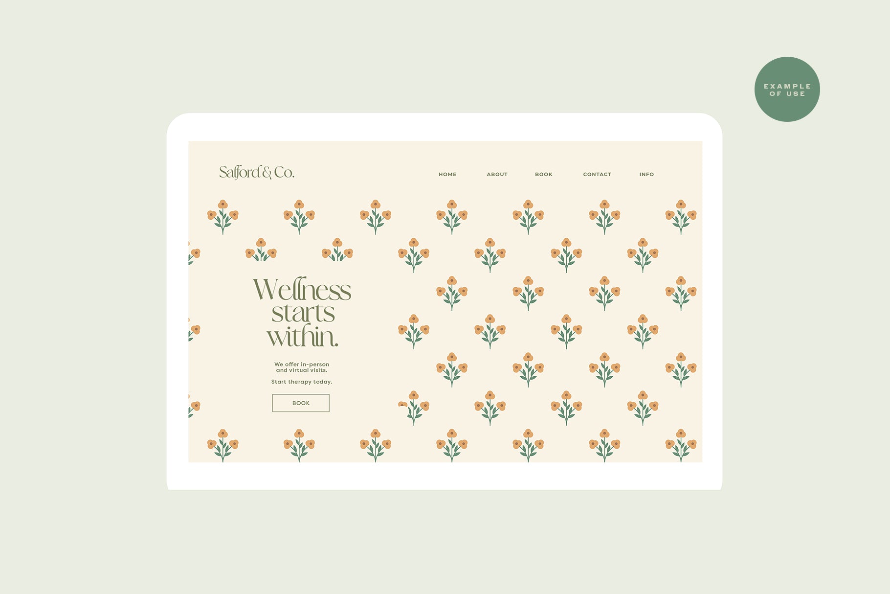 dainty flowers pattern