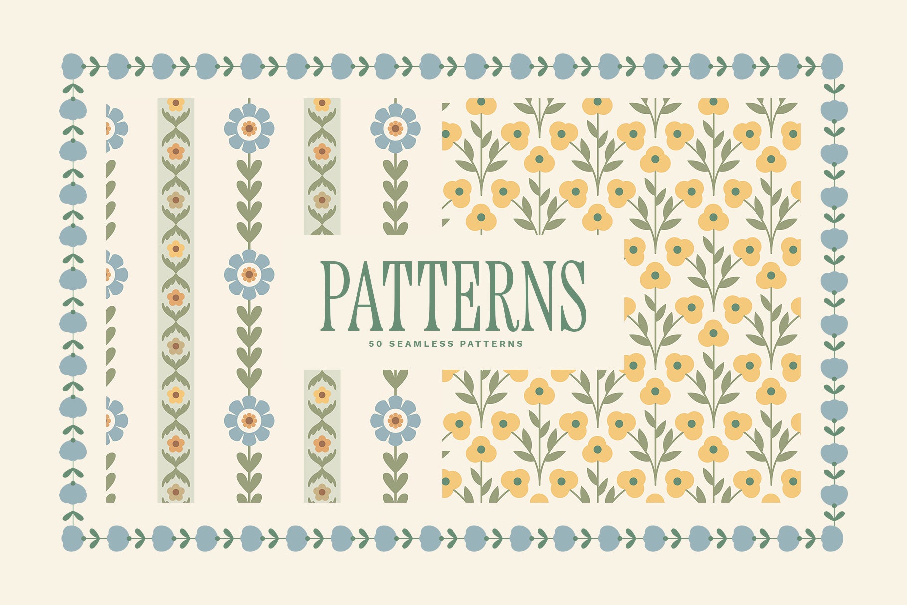 folk cottagecore inspired flowers