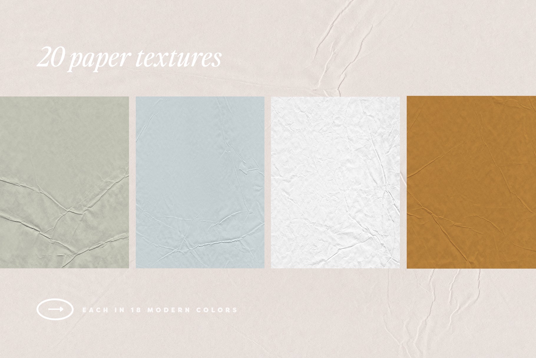 modern and elegant creased paper textures