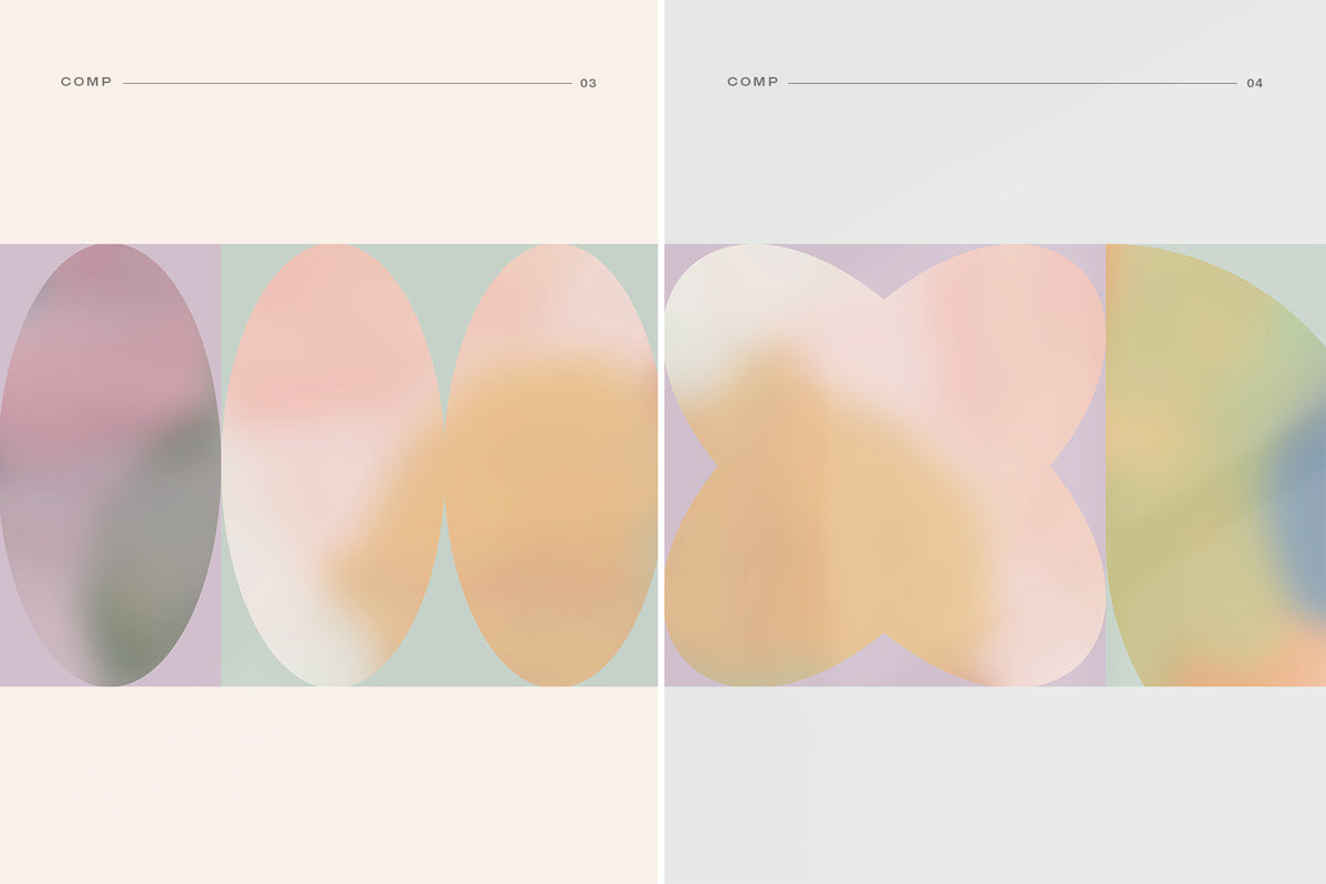 Gradient Shapes Design Elements – Little Valley Studio