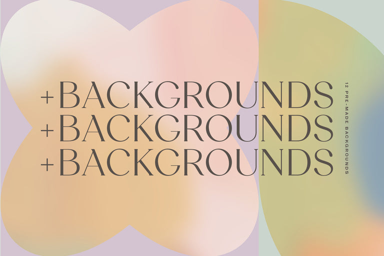 Gradient Shapes Design Elements – Little Valley Studio