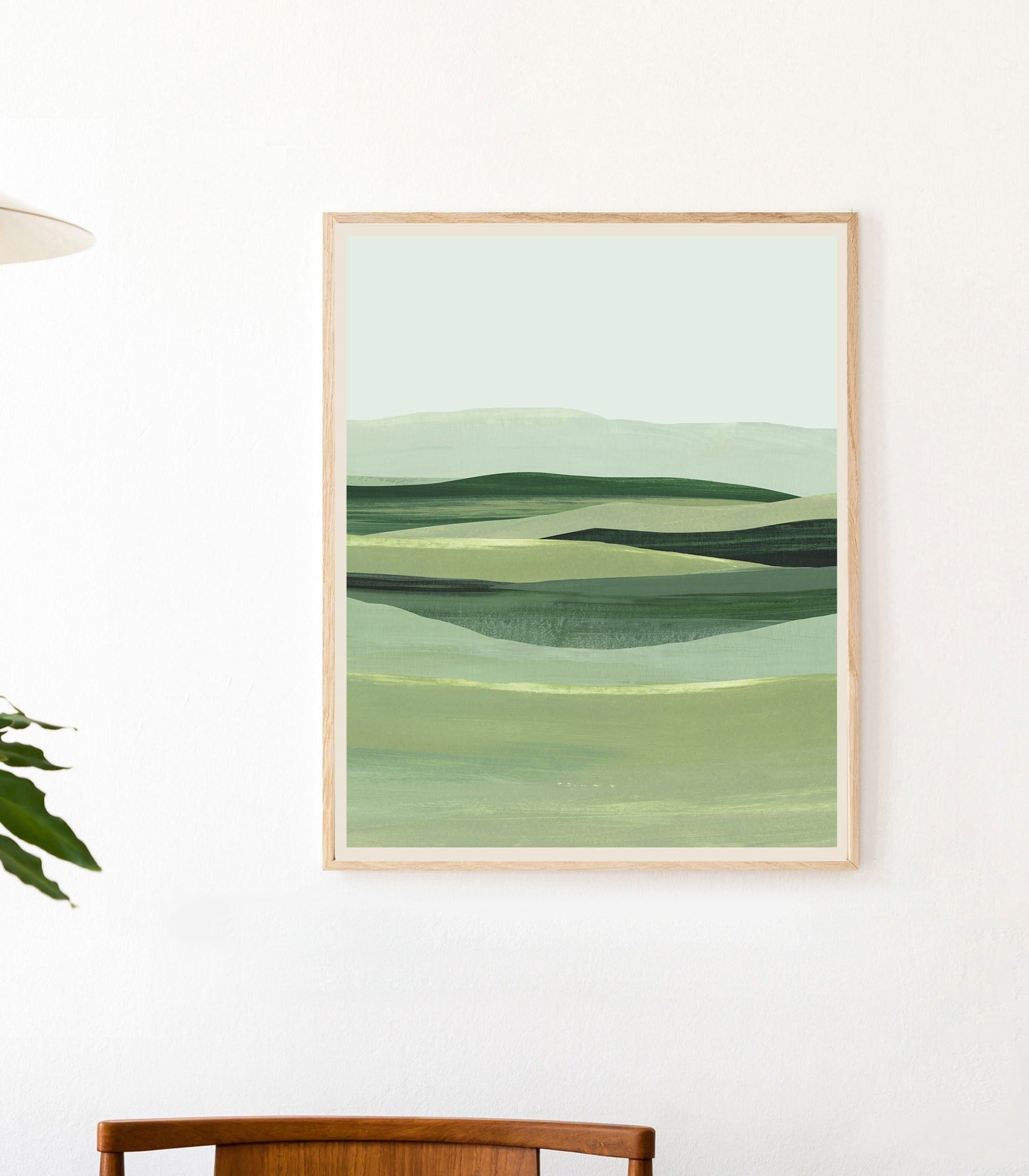 simple vertical country landscape fine art print