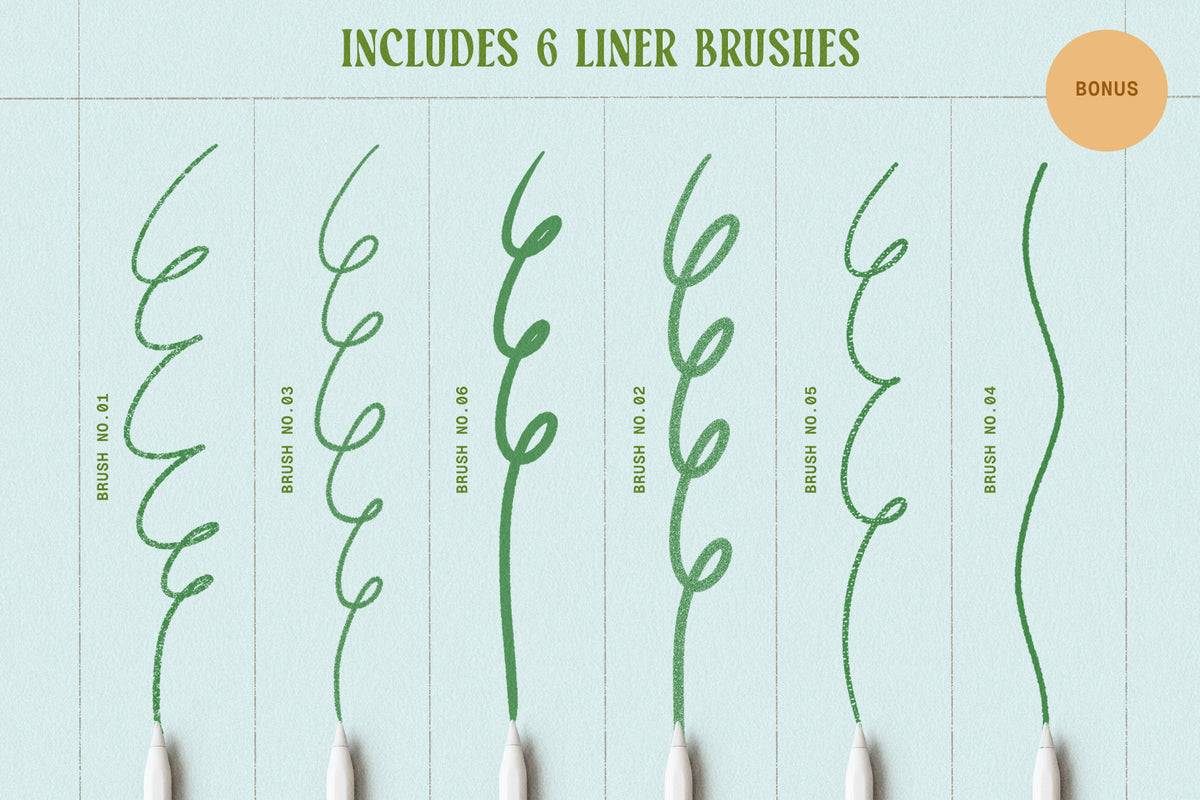 Tactile Marks—Texture Illustration Brushes for Procreate