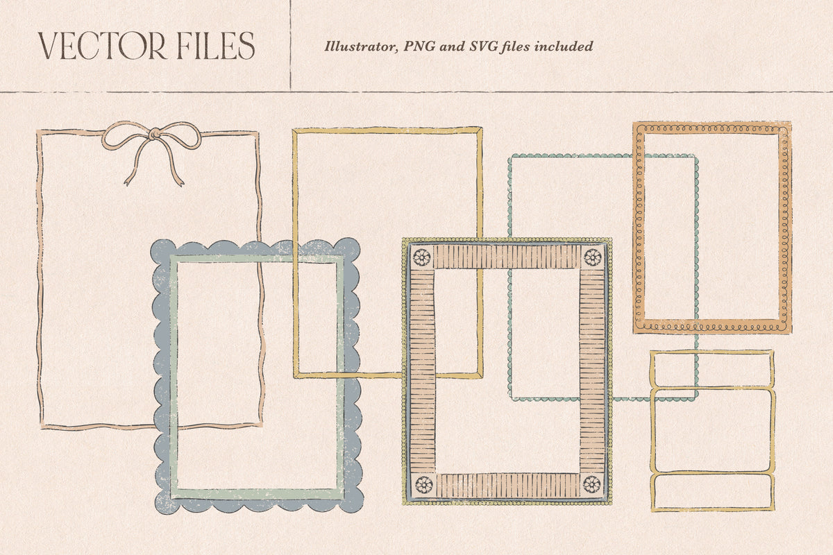 Paper Note—Vintage Frames – Little Valley Studio
