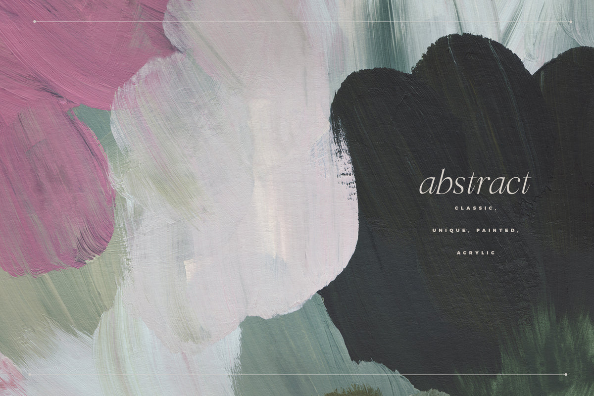 June Abstract Painted Backgrounds – Little Valley Studio