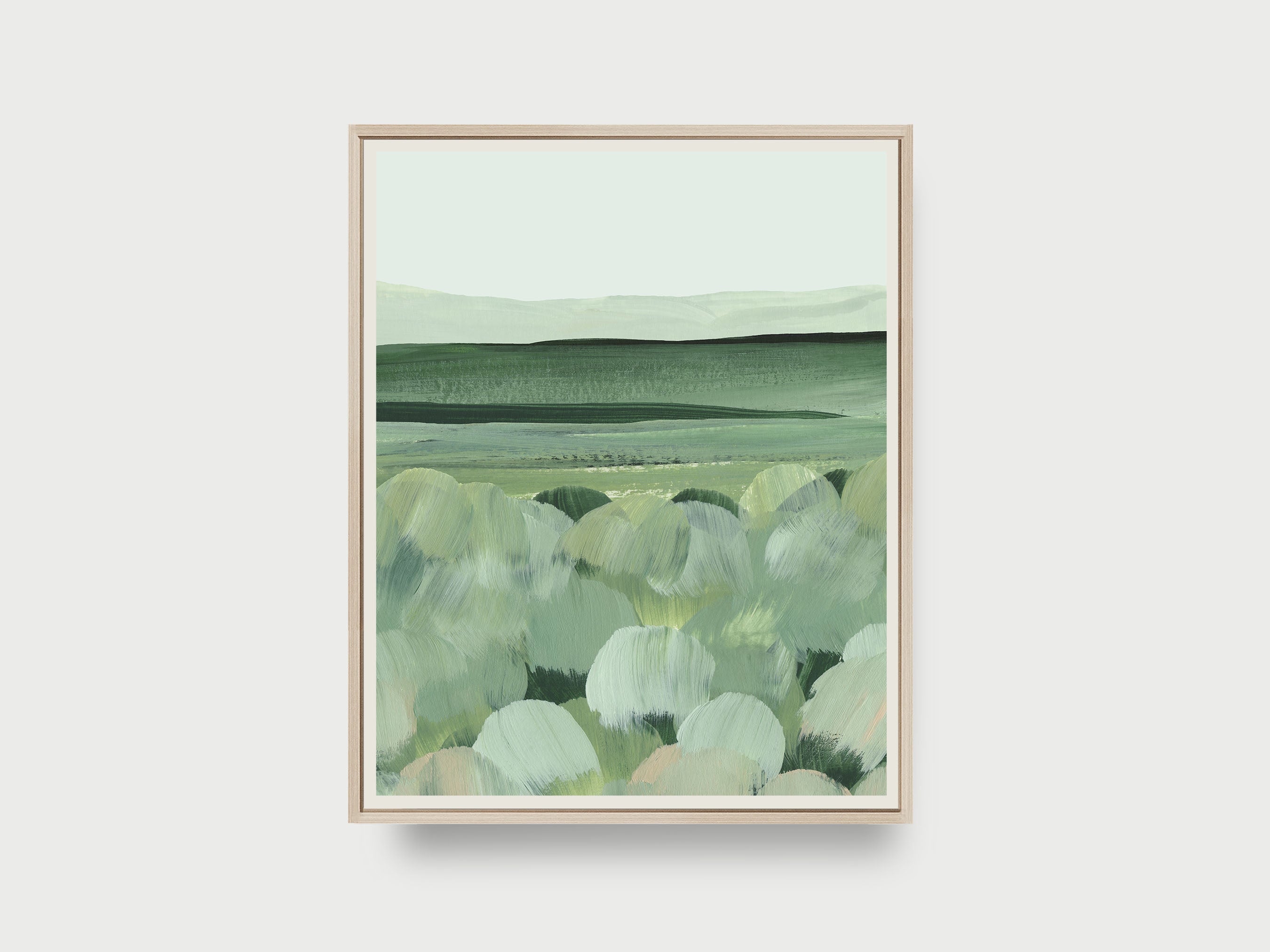 green pastures painting
