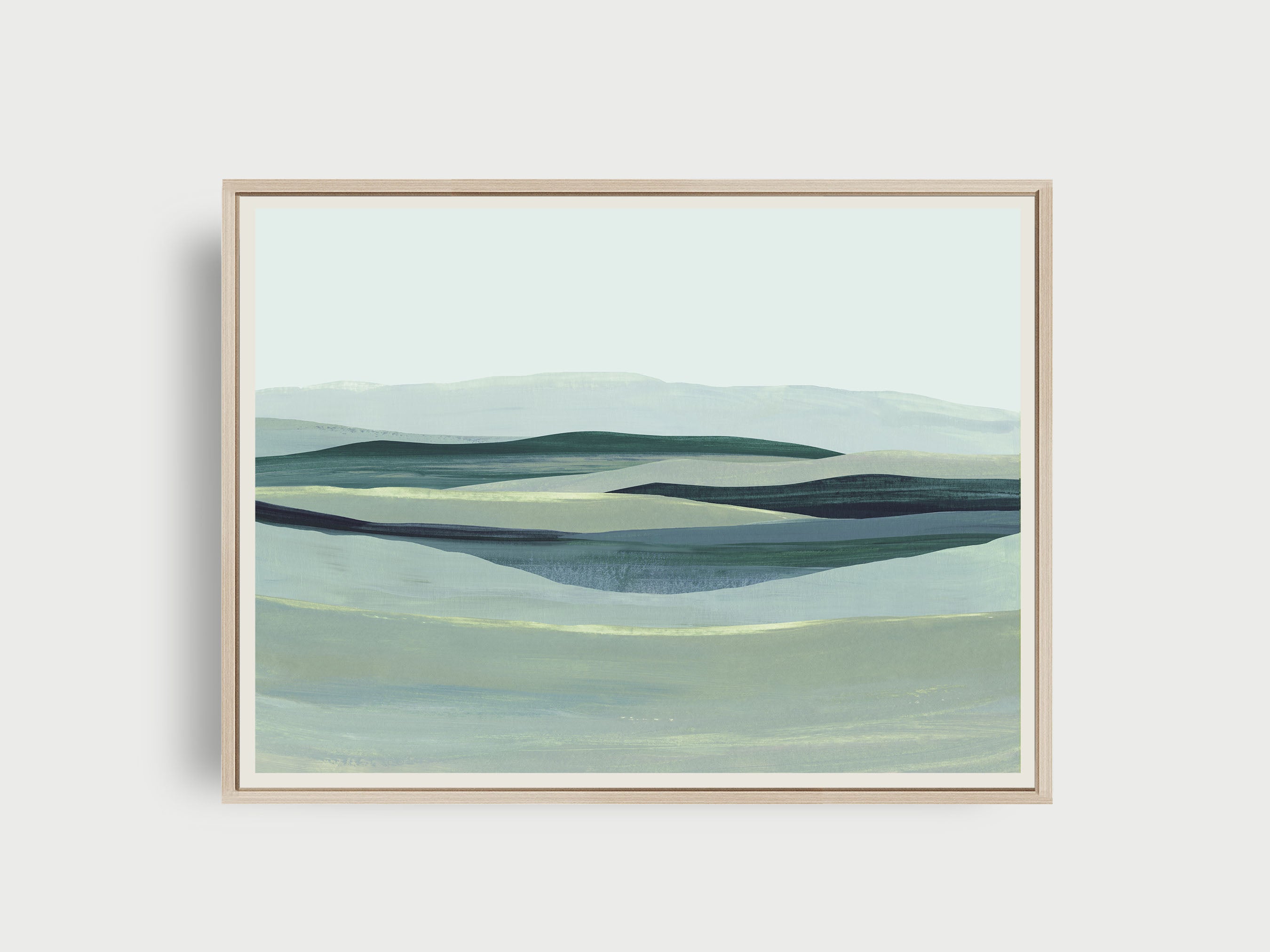 Large Modern Horizontal Landscape Art Print – Little Valley Studio