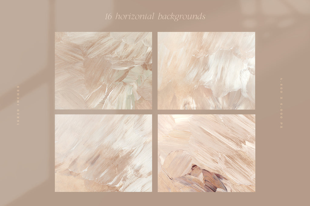 Neutral and Gold Abstract Backgrounds – Little Valley Studio