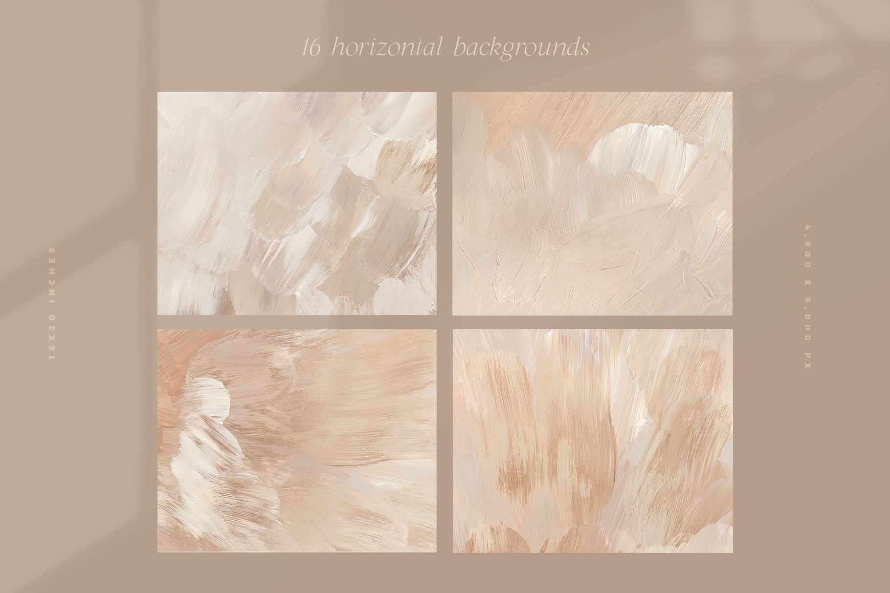 Neutral and Gold Abstract Backgrounds
