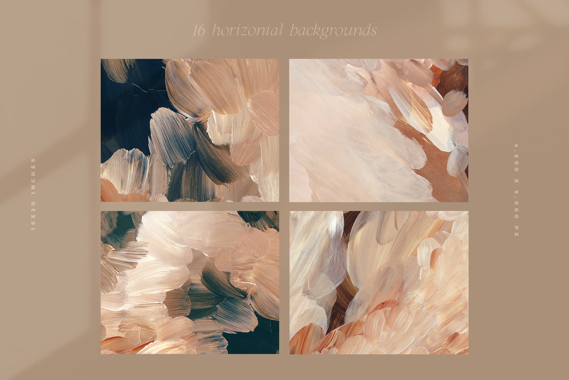 four acrylic sophisticated backgrounds