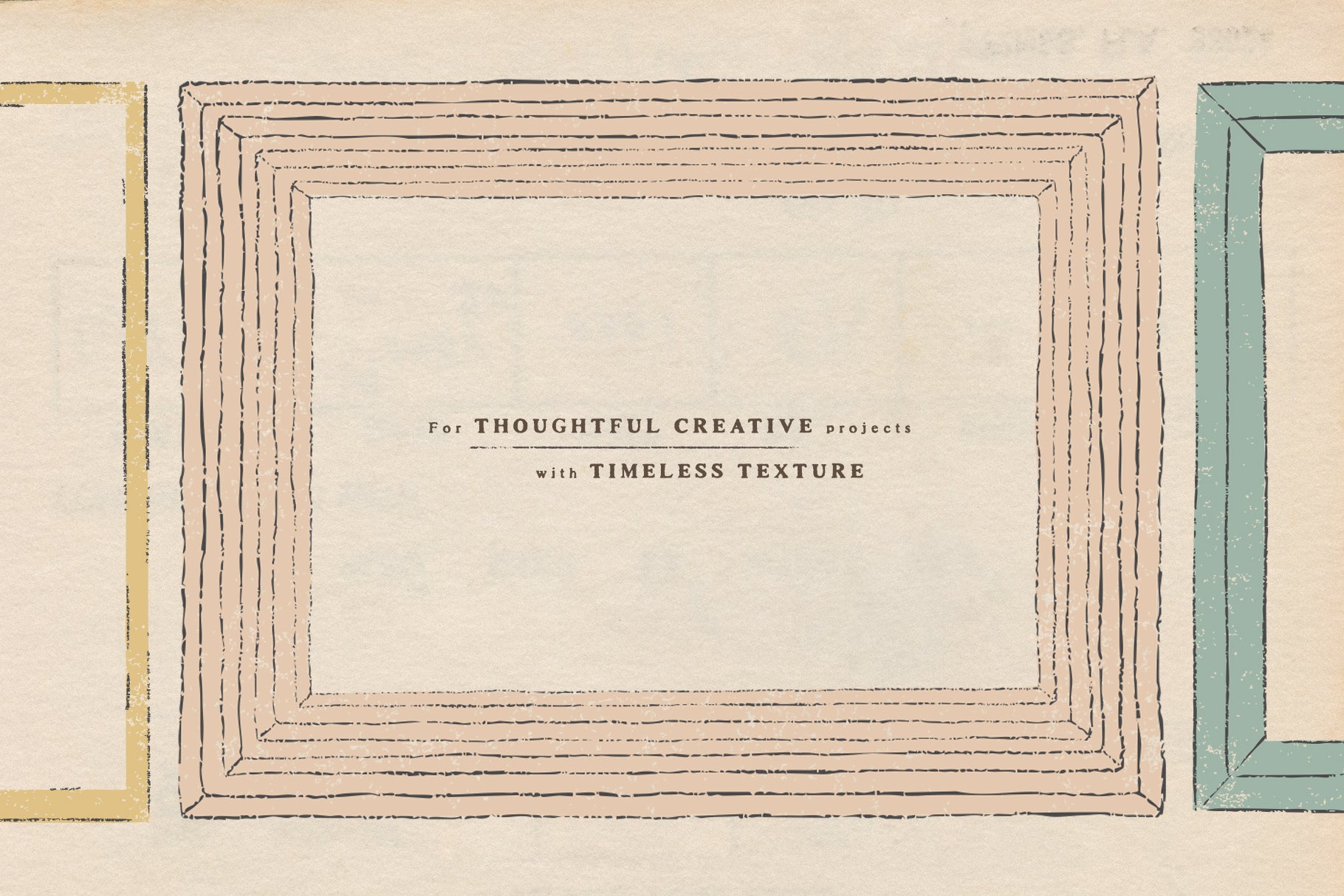Vintage frames and borders design elements