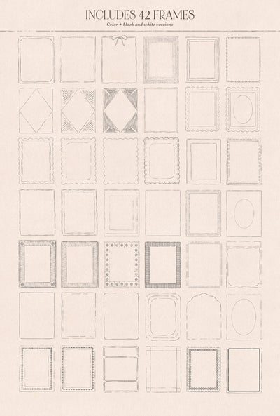 Paper Note—Vintage Frames – Little Valley Studio
