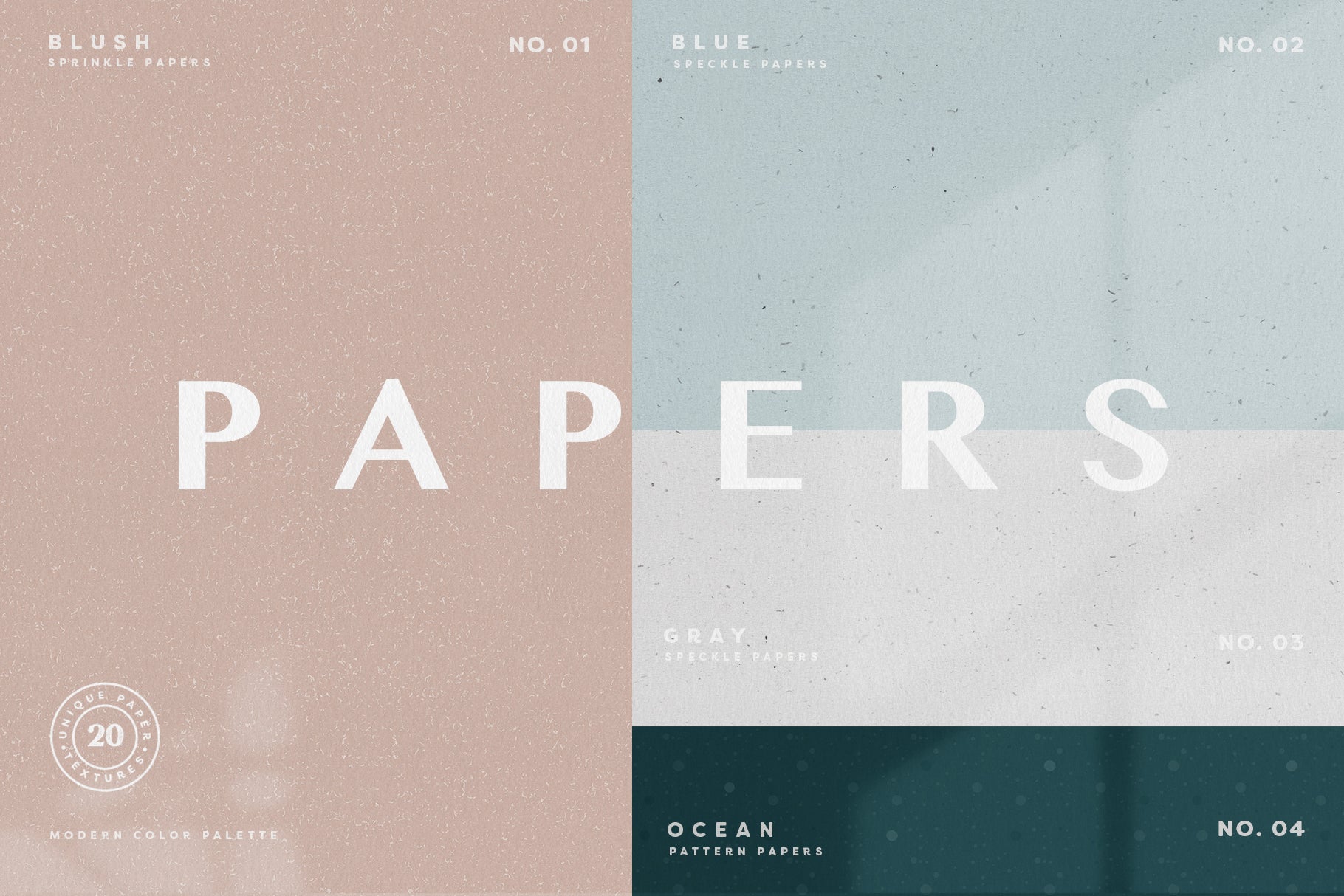 Paper Textures in Modern Colors – Little Valley Studio