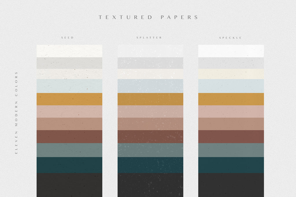 Paper Textures in Modern Colors – Little Valley Studio