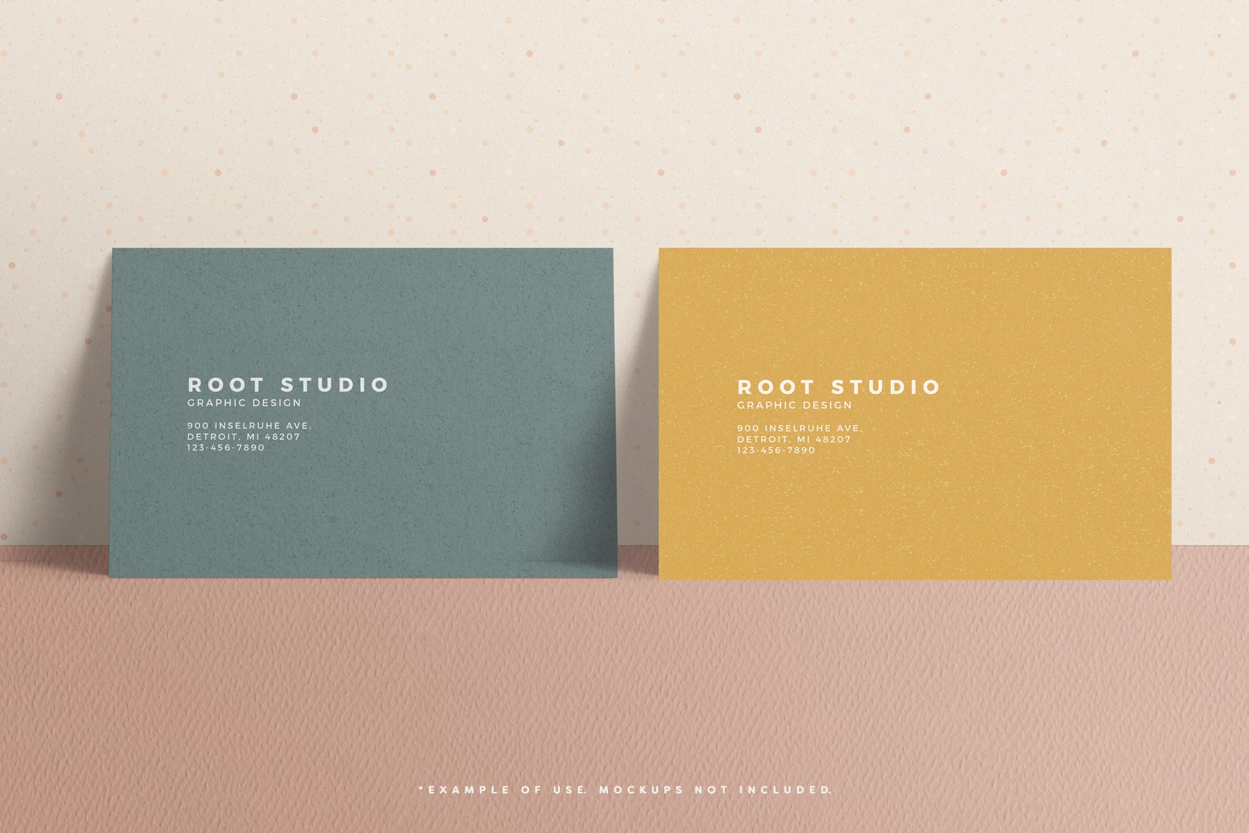 minimal business card design