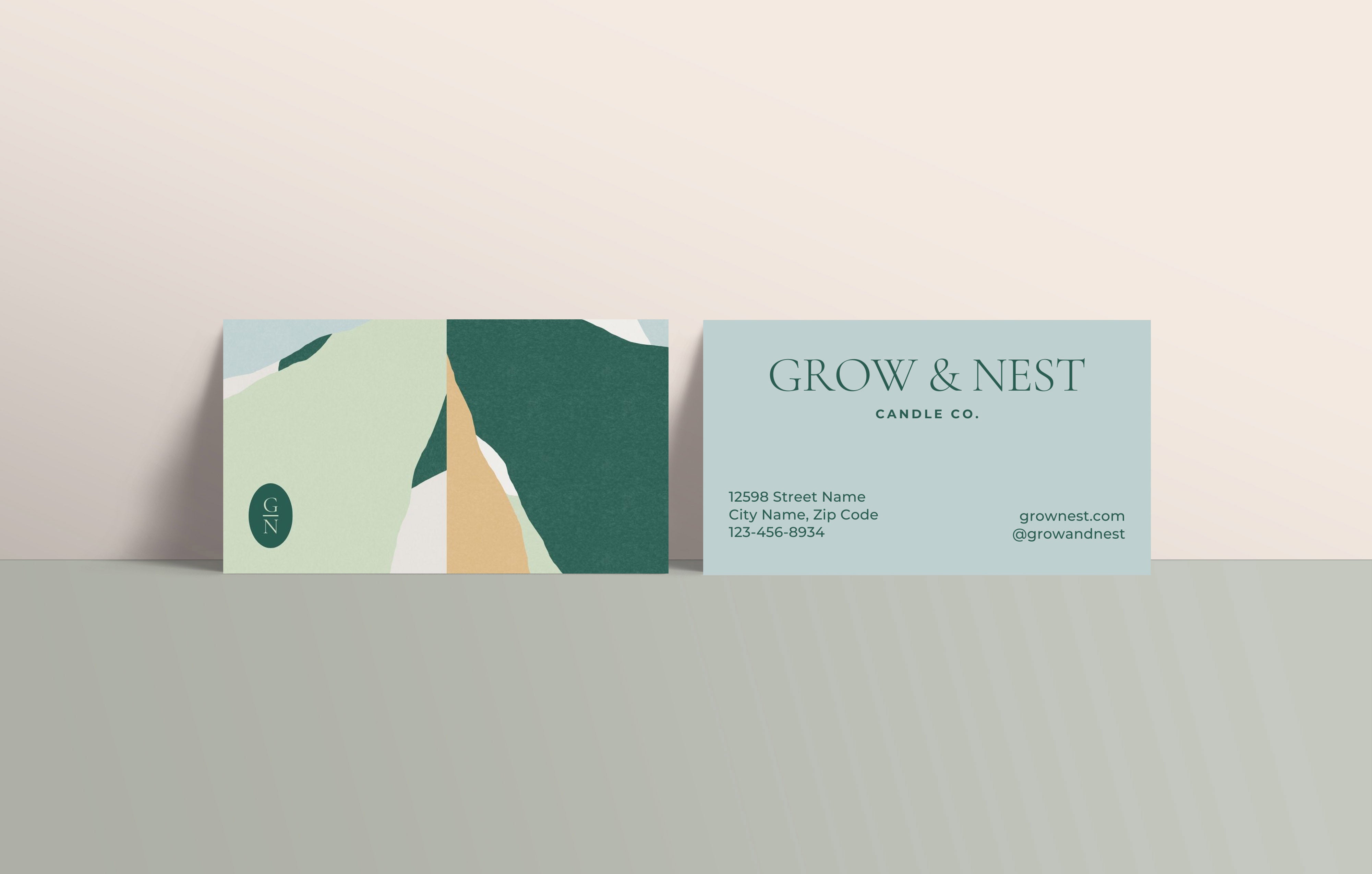 canva business card template
