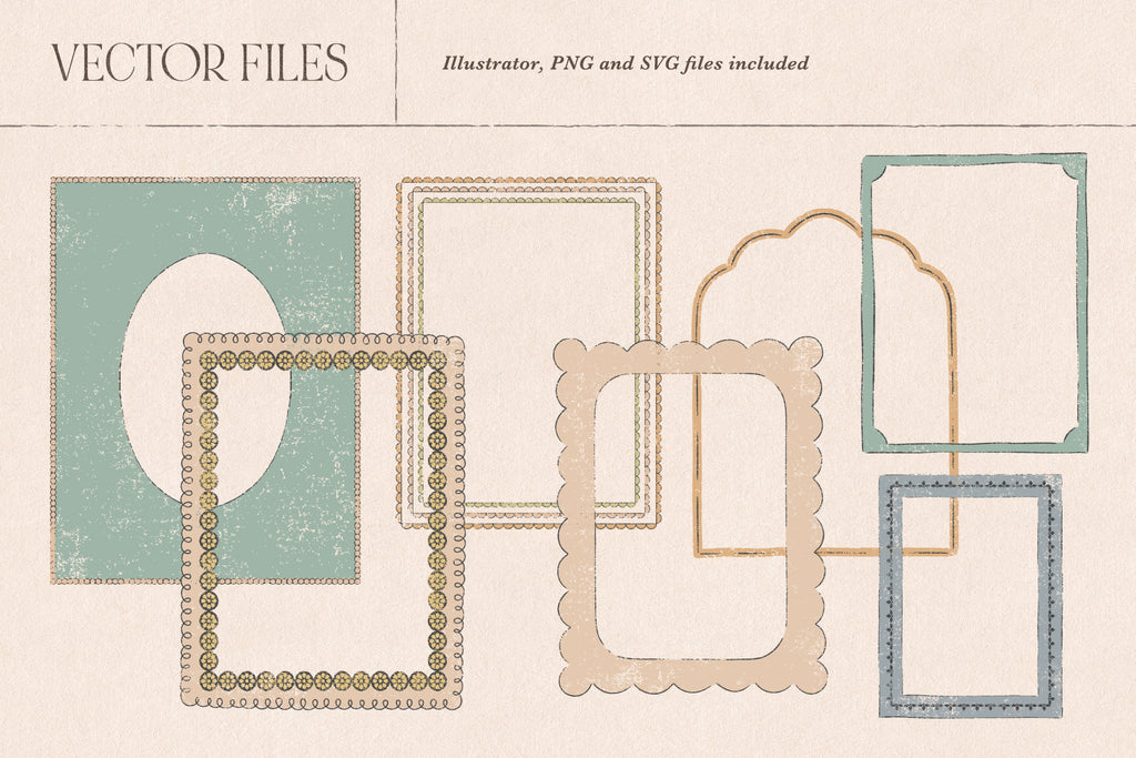 Paper Note—Vintage Frames – Little Valley Studio