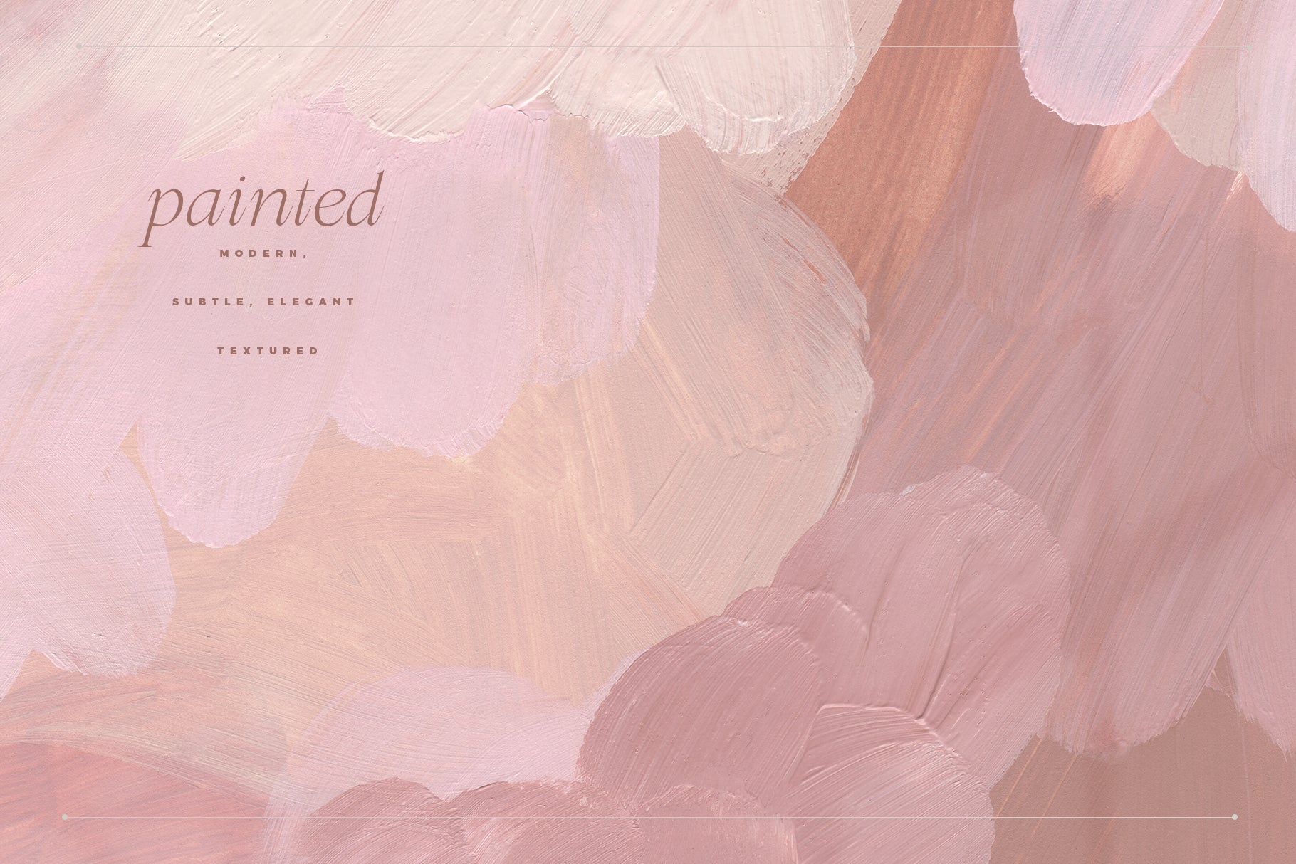 pink background with visible brush strokes
