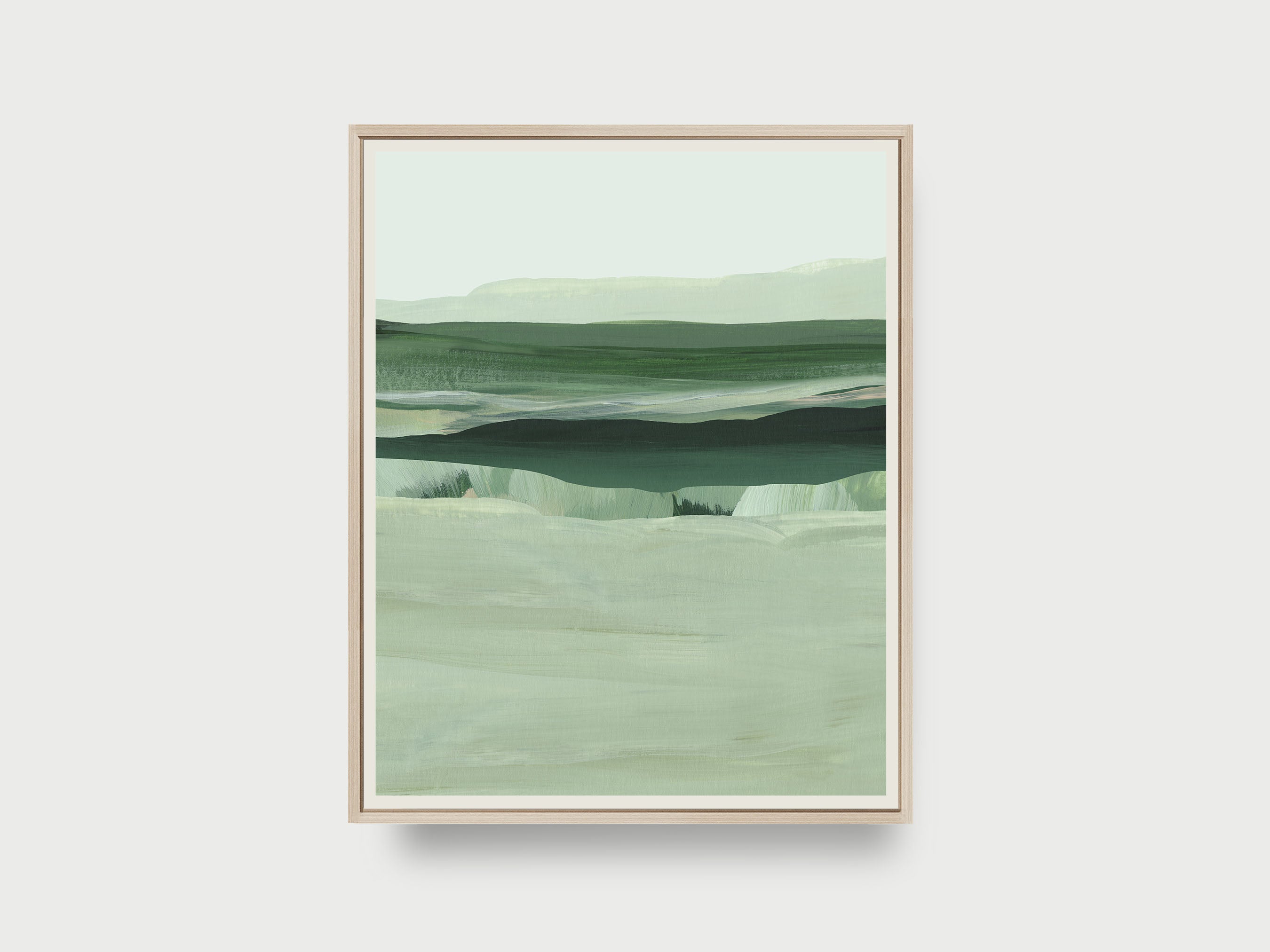 minimal vertical landscape art