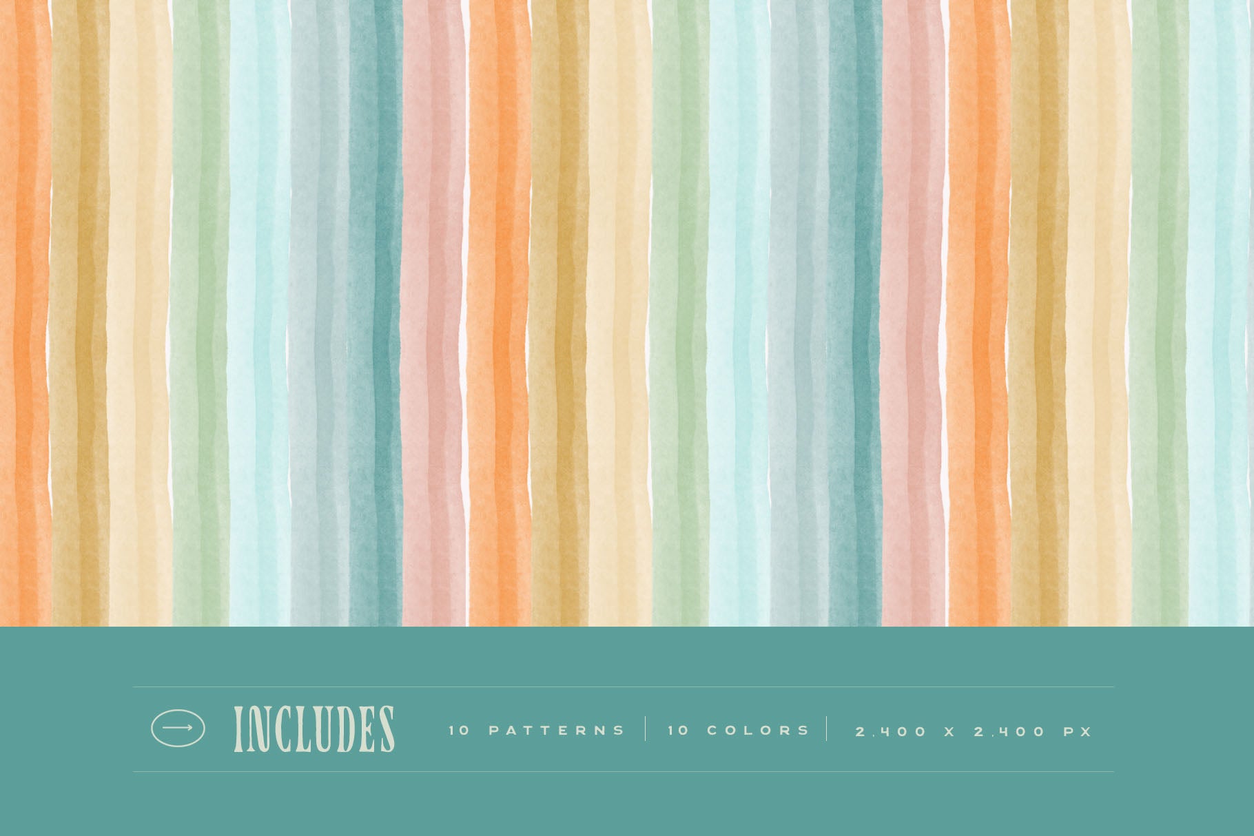 rainbow colored striped patterns