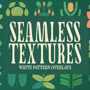 Minimal halftone seamless textures for surface pattern design, illustration or digital art