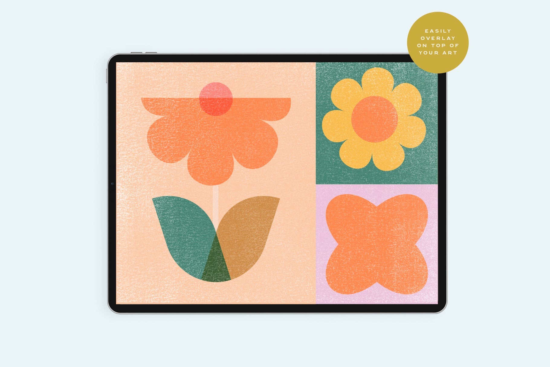 letterpress texture for procreate