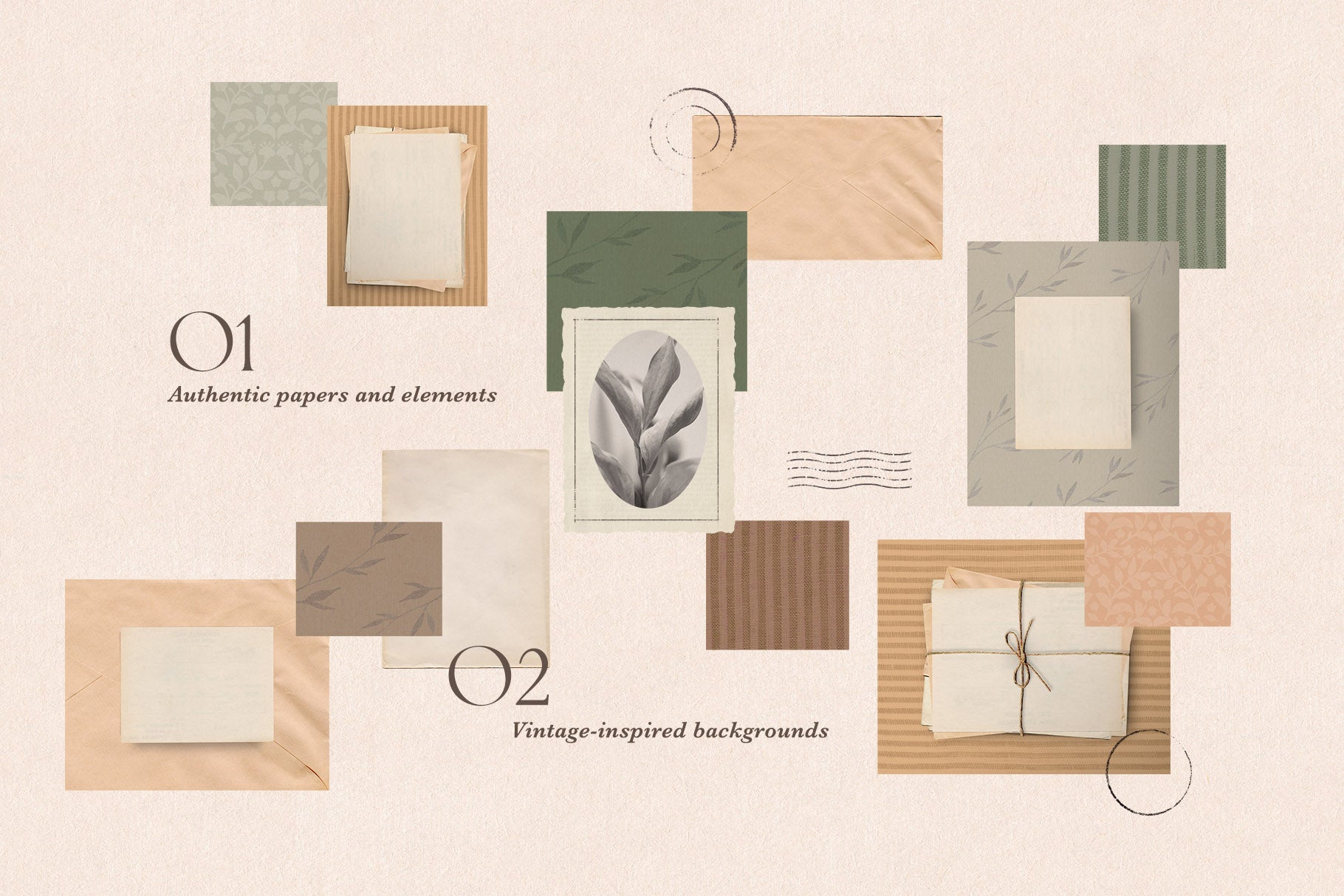 Paper Note—Nostalgic Design Toolkit – Little Valley Studio