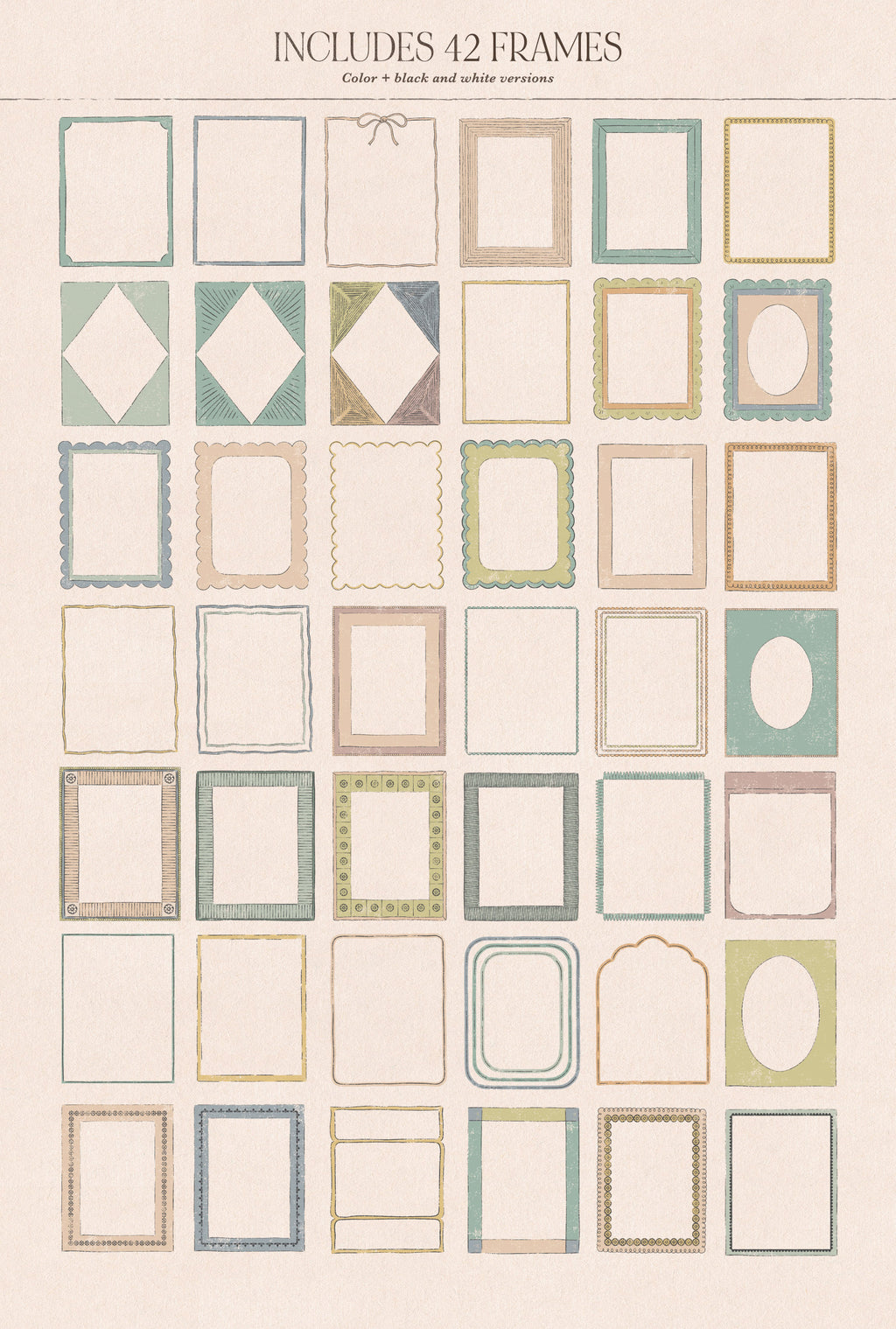 Paper Note—Vintage Frames – Little Valley Studio