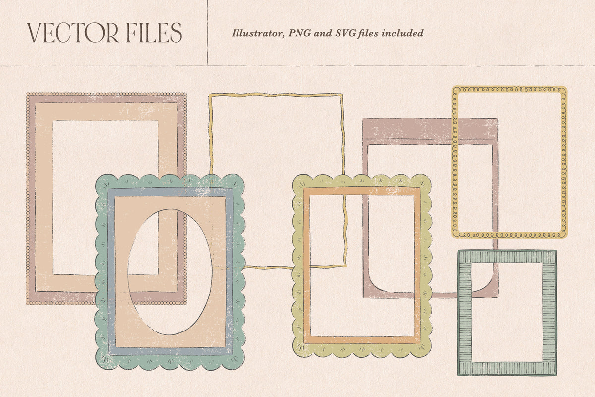 Paper Note—Vintage Frames – Little Valley Studio